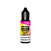 Ghost Salts Sweet Lemon Sherbet Vapes Bars E-Liquid 10ml - Click & Vape